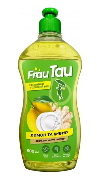 Frau Tau Soluție spălare vase Lămâie și Ghimbir 500ml