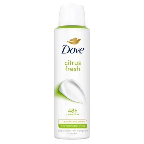 Antiperspirant spray Dove Deo Citrus Fresh 150 ml.