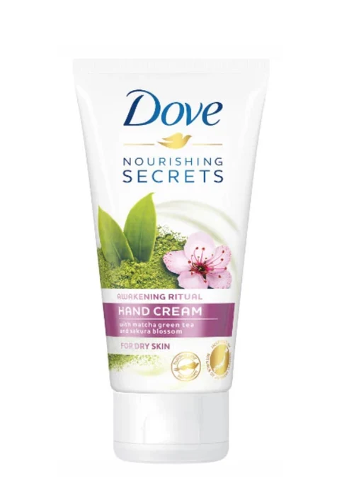 Crema de Miini pentru piele uscata Dove Hand Cream with Matcha Grean Tea and Sacura Blossom 75 ml