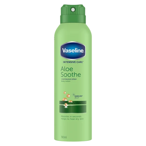Lotiune spray ptr corp Vaseline Body Lotion Spray Aloe Soothe 190ml