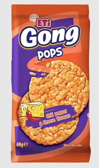 Gong Pops со вкусом перца чили и сыра, 68 г
