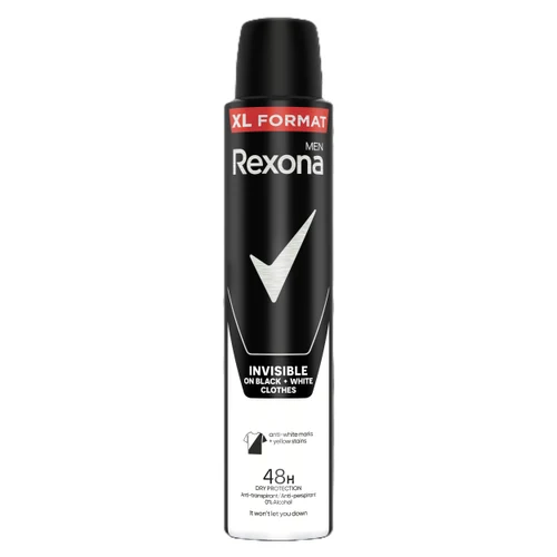 Antiperspirant spray Rexona Men Spray Invisible On Black&White  200ml