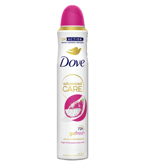 Antiperspirant spray Dove Advanced Care Spray Dragon Fruit & Coconut Cream  200ml