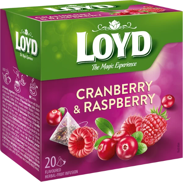 LOYD Cranberry & Raspberry, 20 pac. 2