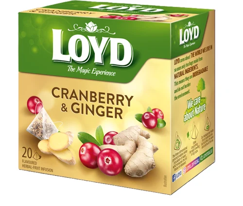 LOYD Cranberry & Ginger, 20 pac.