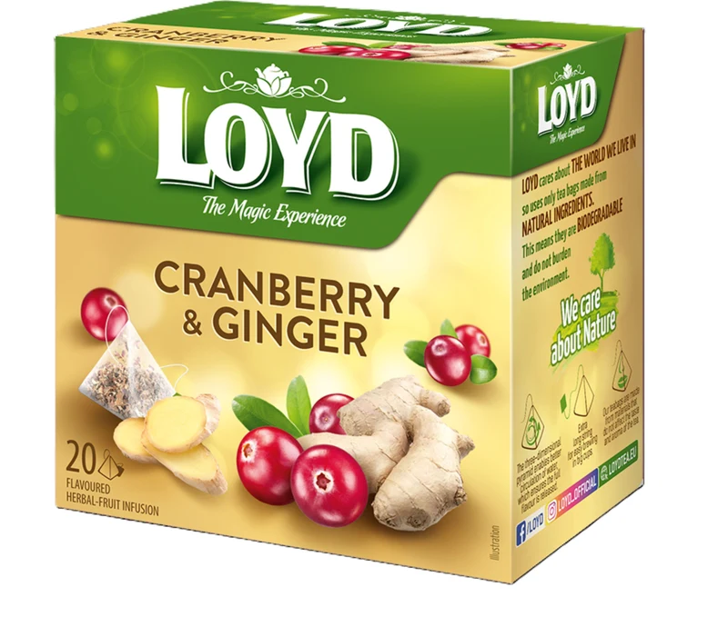 LOYD Cranberry & Ginger, 20 пак. 2