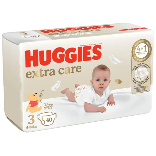 Scutece Huggies Extra Care Jumbo 3 (6-10 kg), 40 buc.