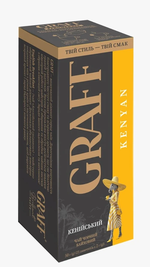GRAFF Kenya, ceai negru, 25 pac
