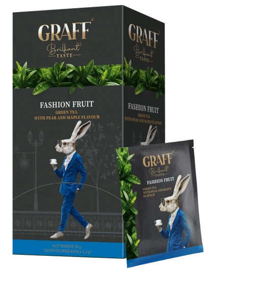 GRAFF Fashion fruit, ceai verde, 20 pac
