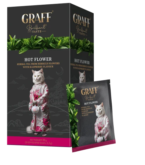 GRAFF Hot Flower, ceai karkade, 20 pac