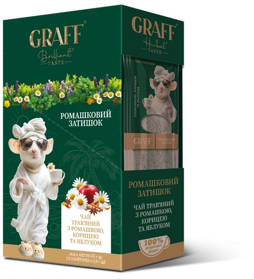 GRAFF Chamomile Comfort, Ceai de plante, 15*2g