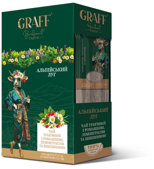 GRAFF Alpine Meadow, Ceai de plante, 15pac