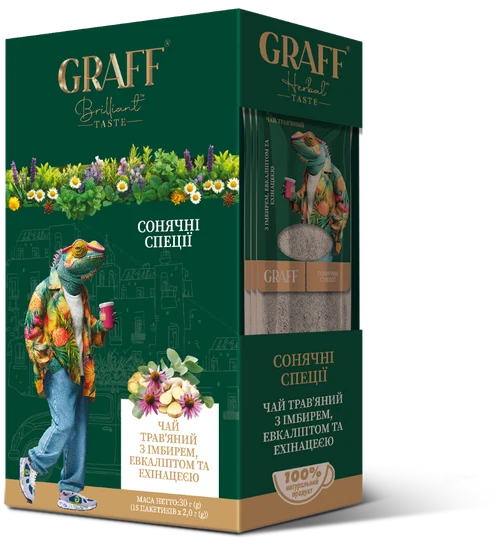 GRAFF Sunny Spices, Ceai de plante, 15 pac