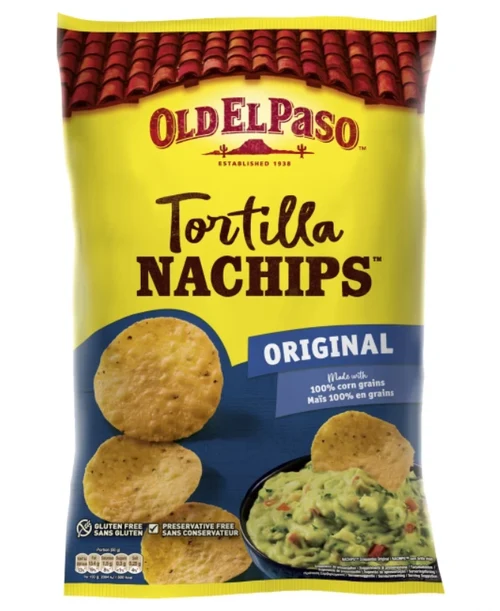 OLD EL PASO  Chips Tortilla Nachips Original  185g