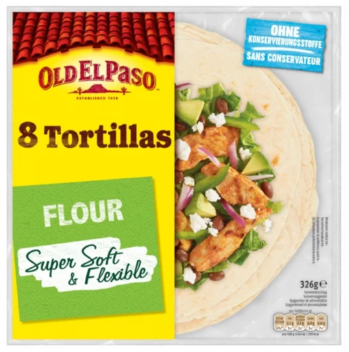 OLD EL PASO  Tortillas  326g