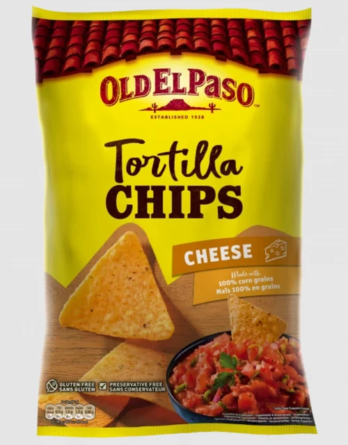 OLD EL PASO  Chips Tortilla Cheese  185g