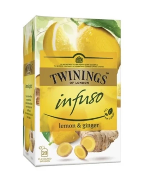 TWININGS Травяной чай Лимон и имбирь, 20 пак