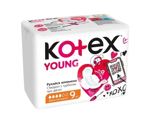 Прокладки Kotex Young Day, 9 шт.