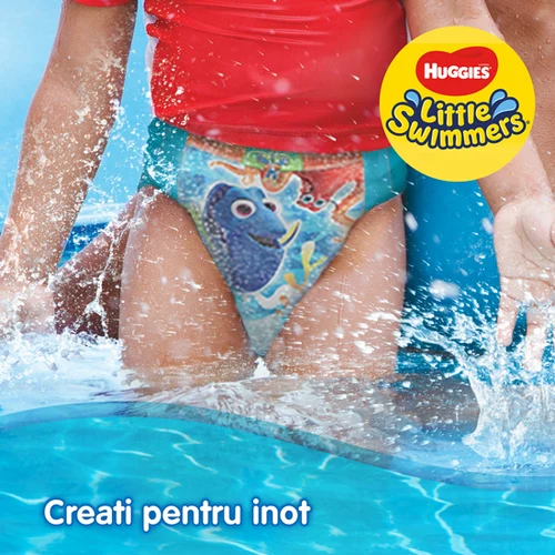 Scutece-chiloţel pentru apă Huggies Little Swimmers  nr. 2-3  (3-8 kg), 12 buc.  