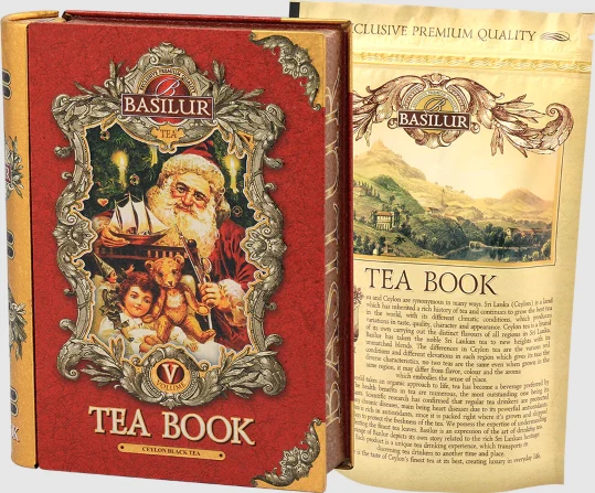 Ceai negru  Basilur  TEA BOOK VOLUME V (RED), cutie metalică, 100 g 2