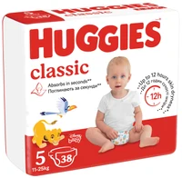 Подгузники Huggies Classic Jumbo 5 (11-25 кг), 38 шт