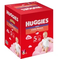 Scutece-chiloţel Huggies Little Movers Pants  BOX  5 pentru fetiţă 5 (12-17 kg), 68 buc