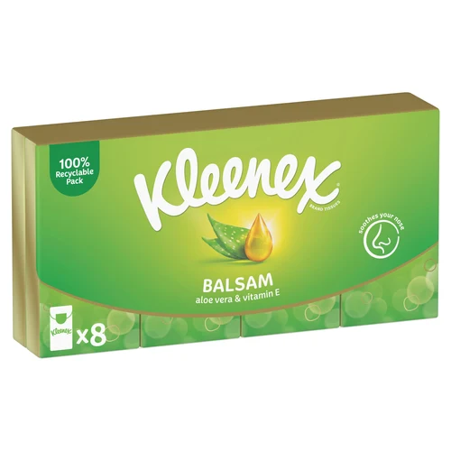 Платочки Kleenex Balsam, 8 штук