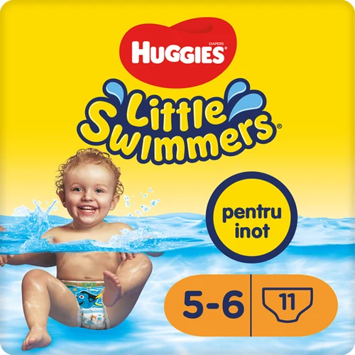Scutece-chiloţel pentru apă Huggies Little Swimmers nr. 5-6 (12-18 kg), 11 buc. 