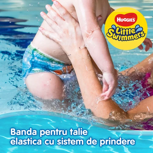 Scutece-chiloţel pentru apă Huggies Little Swimmers nr. 5-6 (12-18 kg), 11 buc. 