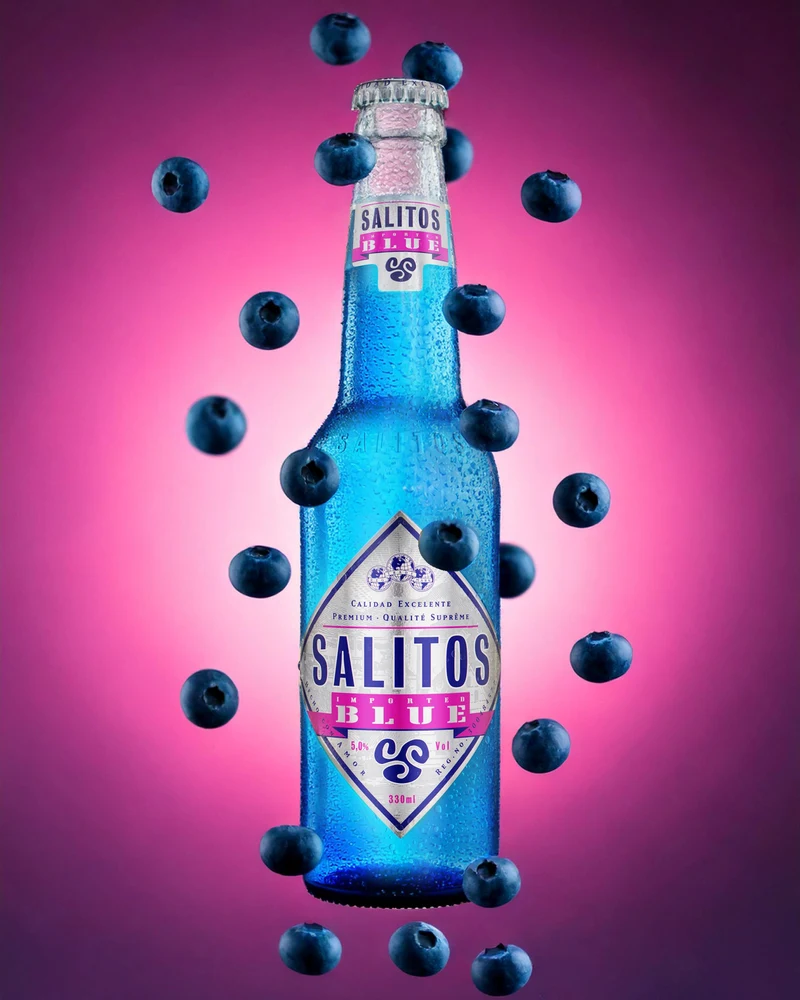Коктейль SALITOS Blue, бутылка 0,33 л 2
