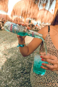 Коктейль SALITOS Blue, бутылка 0,33 л 3