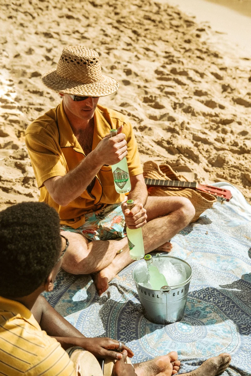 Băutură pe bază de bere SALITOS Mojito, sticla 0.33L 4