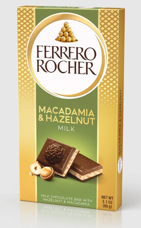 Rocher Tablets Hazelnut/Macadamia, 90 g