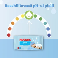Влажные салфетки Huggies Pure, 56 шт 3