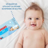 Влажные салфетки Huggies Pure, 56 шт 7