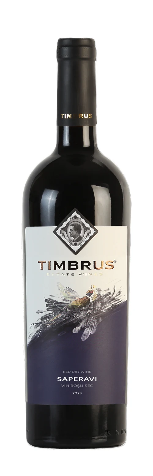DOMENIILE CUZA "Timbrus" Saperavi, вино красное сухое, 0.75L