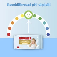 Huggies Влажные салфетки Extra Care Sensitive Triple (48buc x3) 2