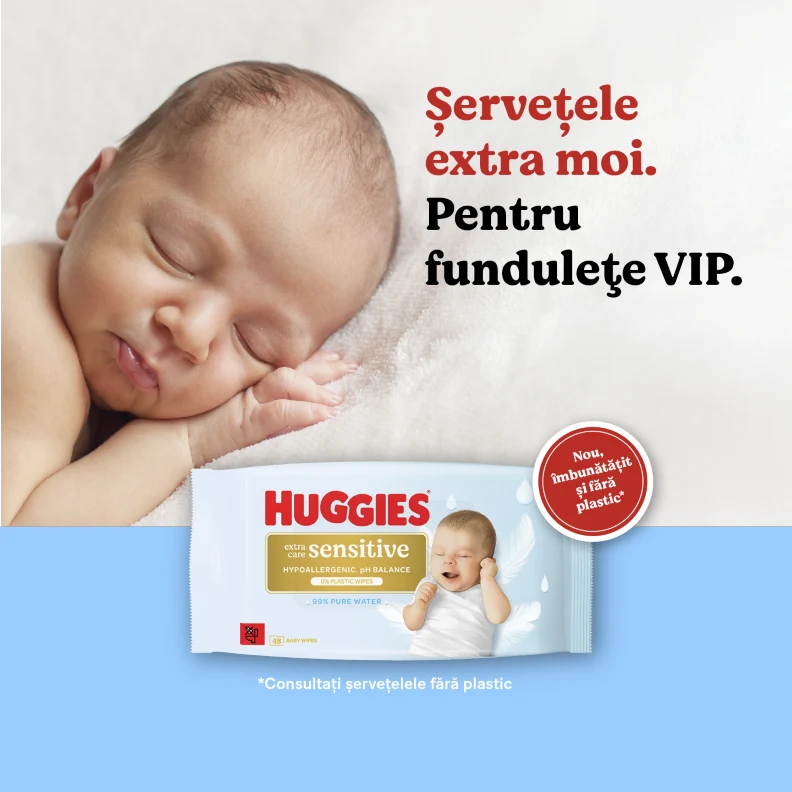 Huggies Влажные салфетки Extra Care Sensitive Triple (48buc x3) 8