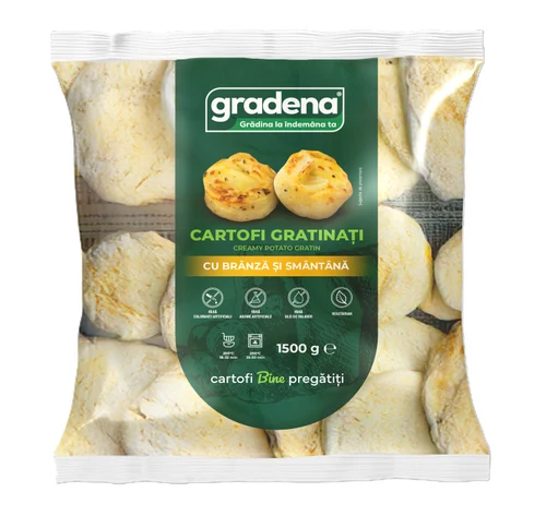 GRADENA  Cartofi gratinați cu brânză și smântână  1,5kg