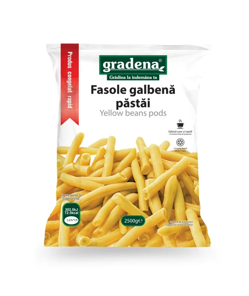 GRADENA  Fasole galbenă tăiată  2,5kg
