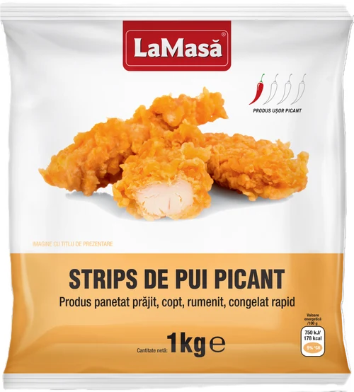 LaMasă Куриные стрипсы, острые, 1 кг